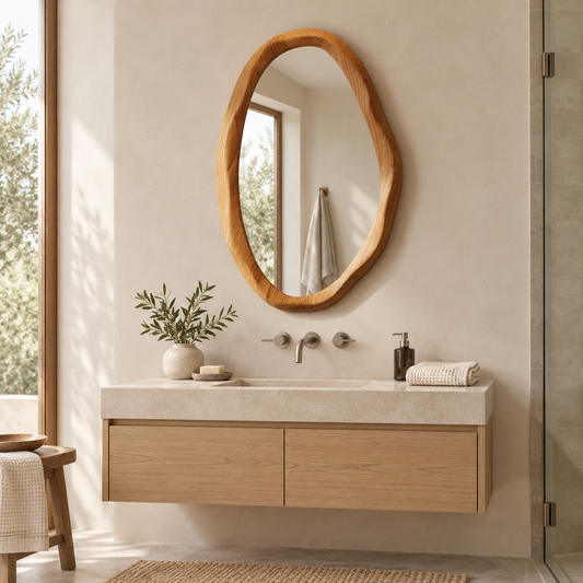Willow Organic Wood Mirror#Mir1