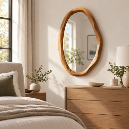 Willow Organic Wood Mirror#Mir1