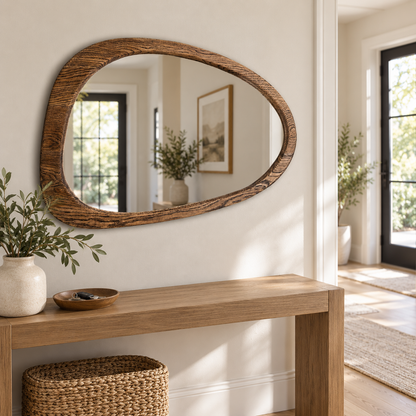 Canyon Pebble Wood Mirror#Mir20
