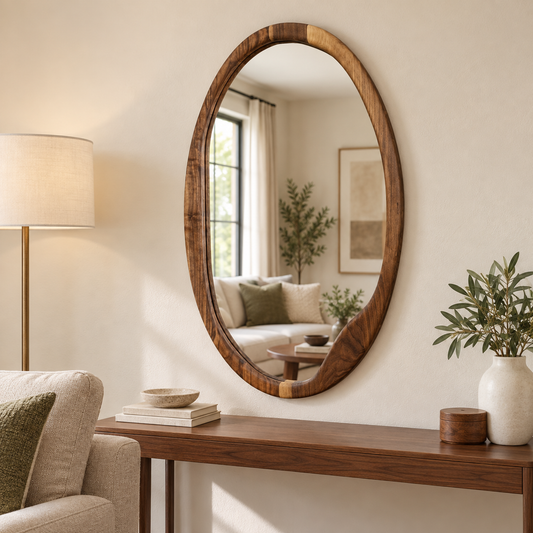 Willow Organic Wood Mirror#Mir28