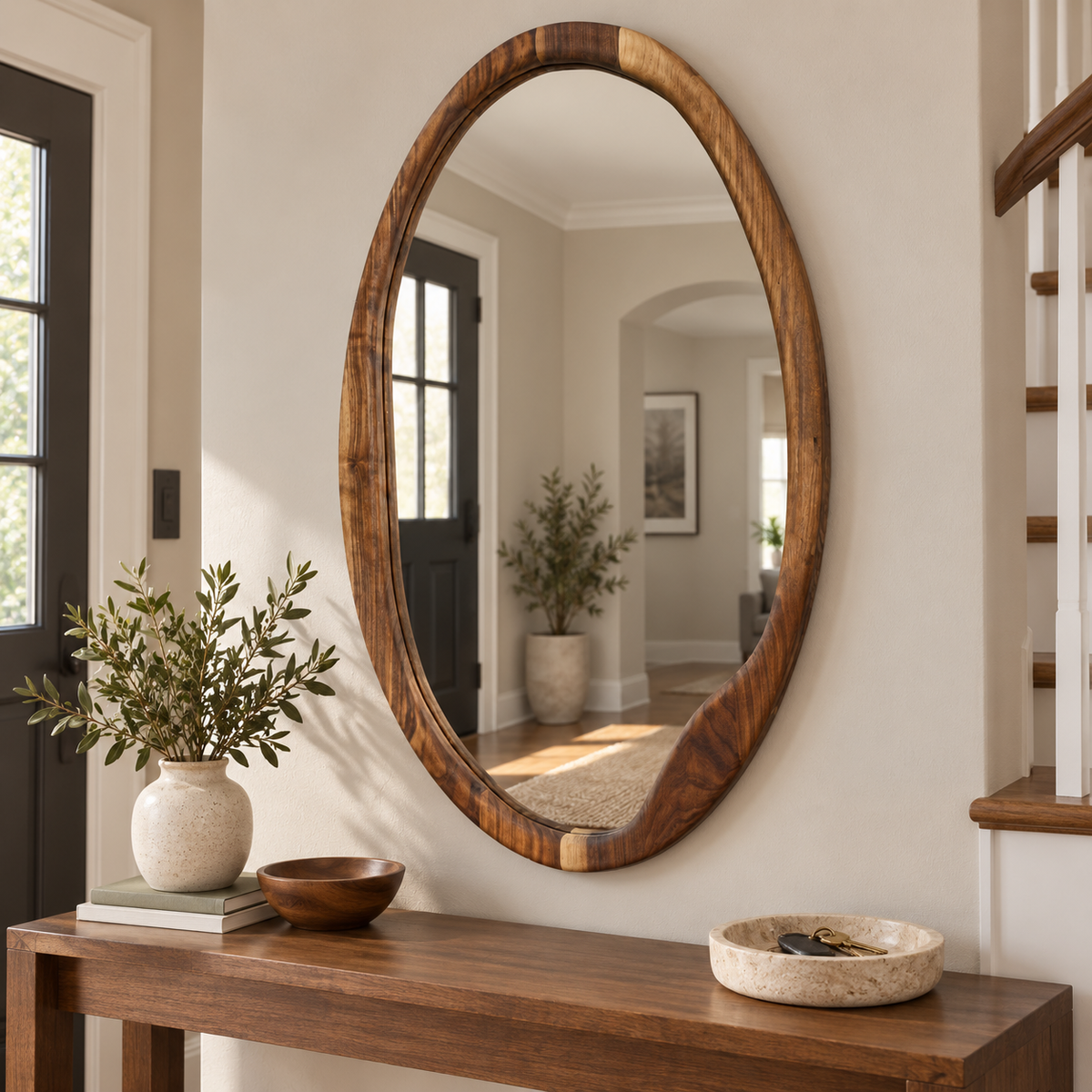 Willow Organic Wood Mirror#Mir28