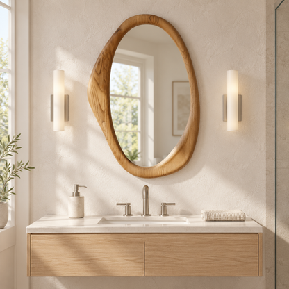 Solana Organic Wood Mirror#Mir31