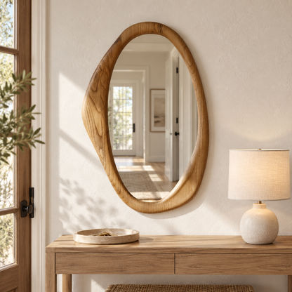 Solana Organic Wood Mirror#Mir31