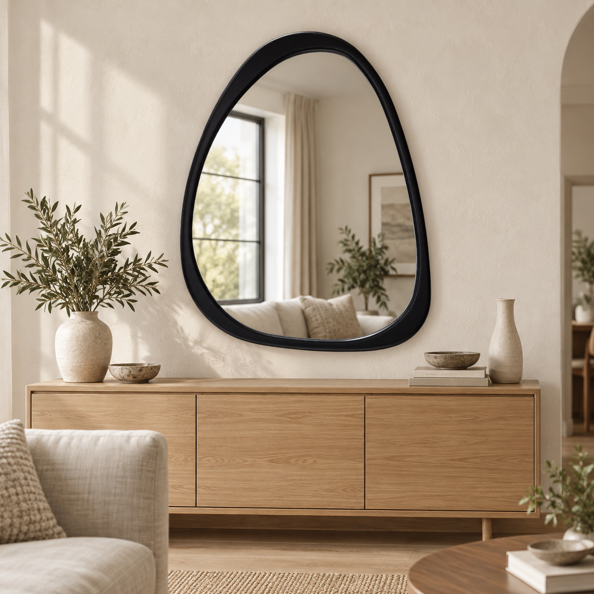 Asymmetrical Wall Mirror#Mir37