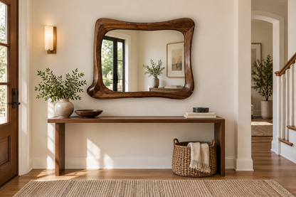 Organic Walnut Horizontal Mirror#Mir63